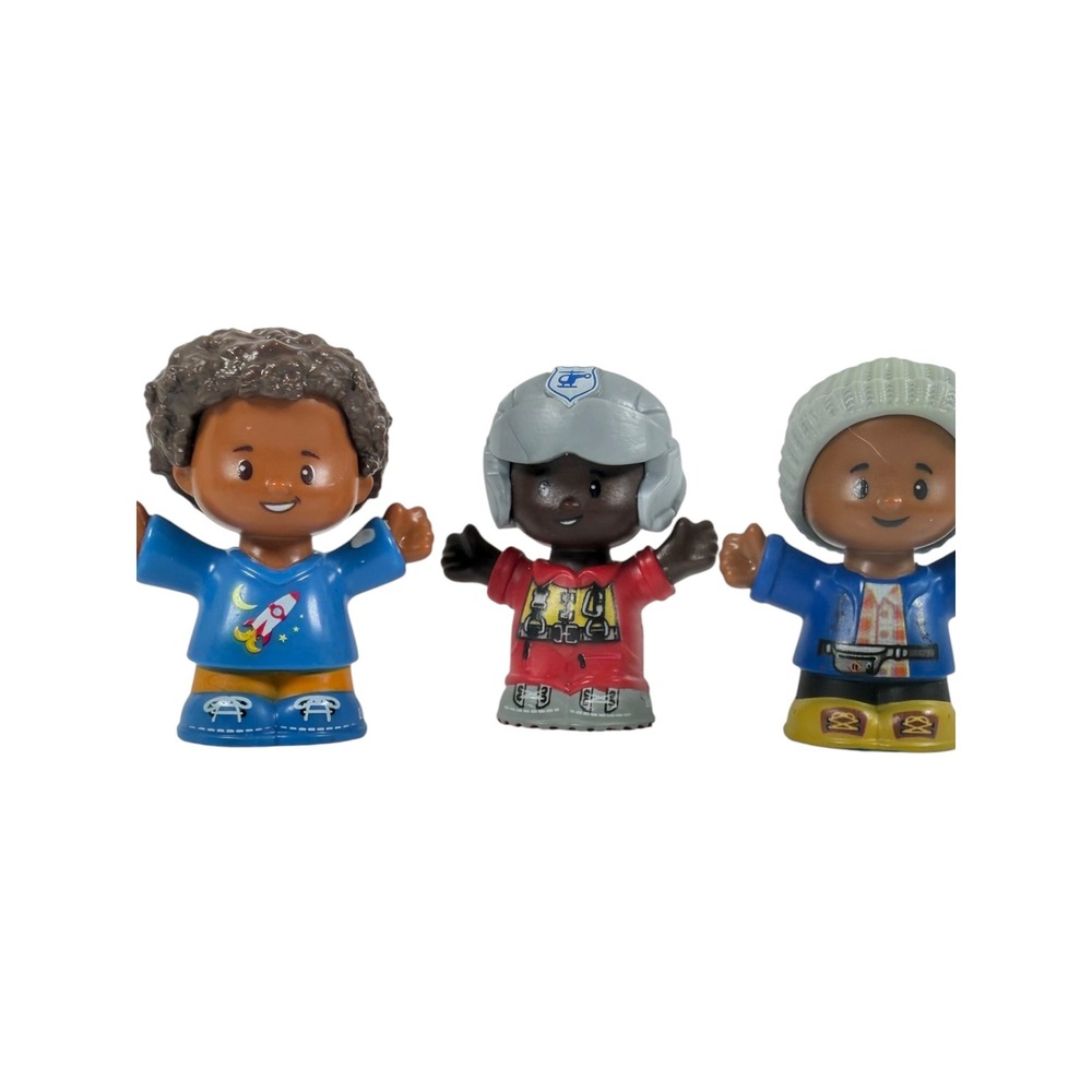 Fisher-Price Little People Figures Toddler OS Multicolored Excellent Lot of 3